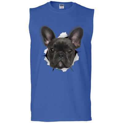 Black Frenchie Men's Ultra Cotton Sleeveless T-Shirt