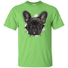 Black Frenchie Youth Cotton T-Shirt