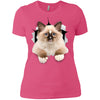 Brown Ragdoll Cat Ladies' T-Shirt