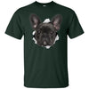 Black Frenchie Youth Cotton T-Shirt