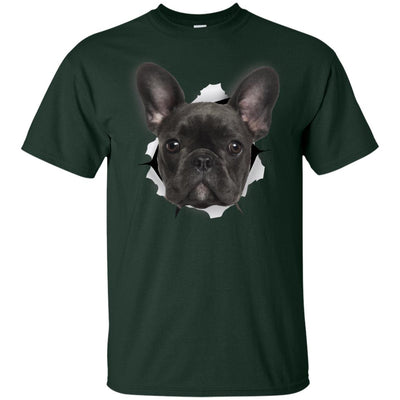 Black Frenchie Youth Cotton T-Shirt