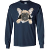 French Bulldog Pup Long Sleeve Ultra Cotton T-Shirt