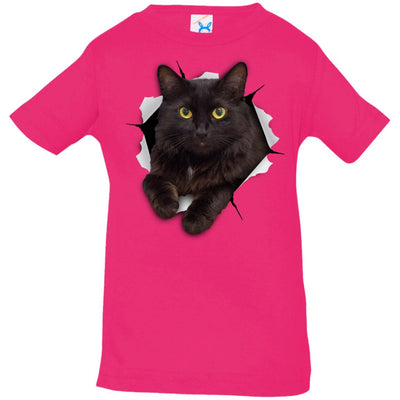 Black Cat Infant Jersey T-Shirt