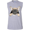 French Bulldog Pup Men's Ultra Cotton Sleeveless T-Shirt