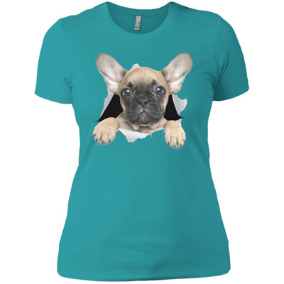 French Bulldog Pup Ladies' T-Shirt