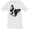 Black & White Frenchie Infant Jersey T-Shirt