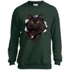 Black Cat Youth Crewneck Sweatshirt