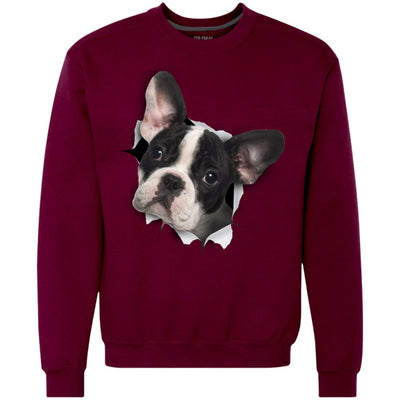 Black & White Frenchie Heavyweight Crewneck Sweatshirt