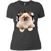 Brown Ragdoll Cat Ladies' T-Shirt