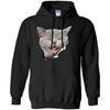 Grey Cat Laughing Pullover Hoodie