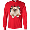 Brown Ragdoll Cat Long Sleeve Ultra Cotton T-Shirt
