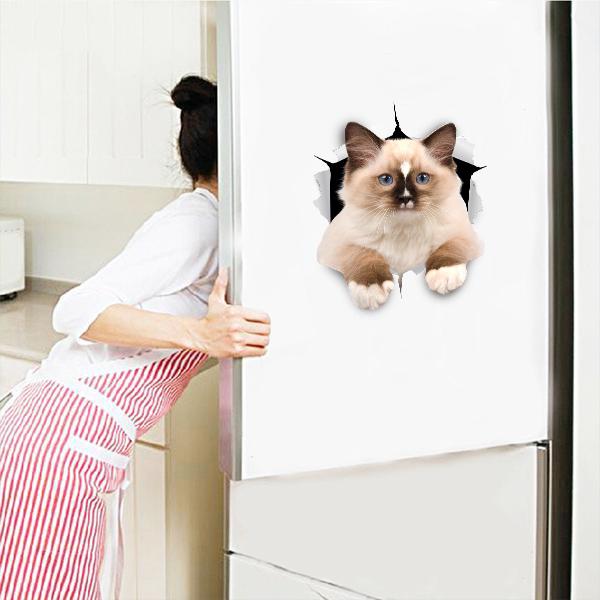 Brown Ragdoll Cat Decals