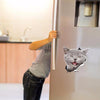 Laughing Grey Cat Decals