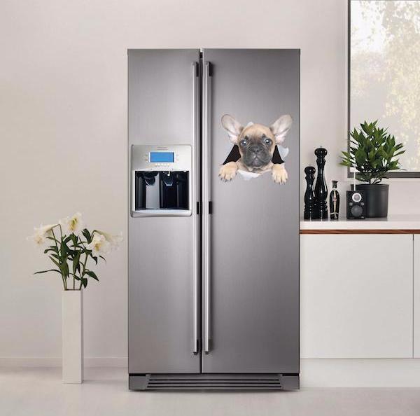 Brown French Bulldog Decals