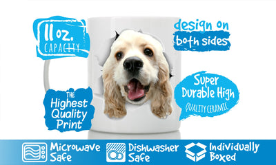 White Cocker Spaniel Mug