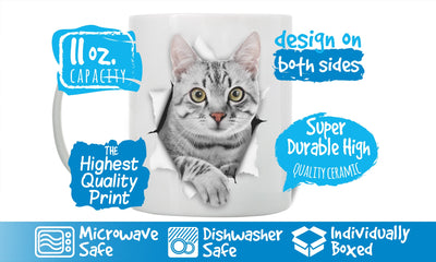 Grey Tabby Mug
