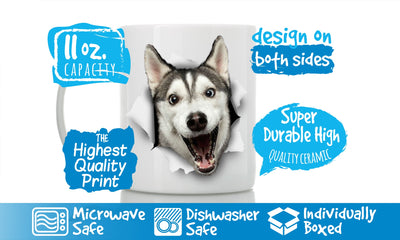Happy Husky Mug