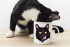 Hungry Black Cat Mug