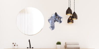 Playing Grey Cat Decals