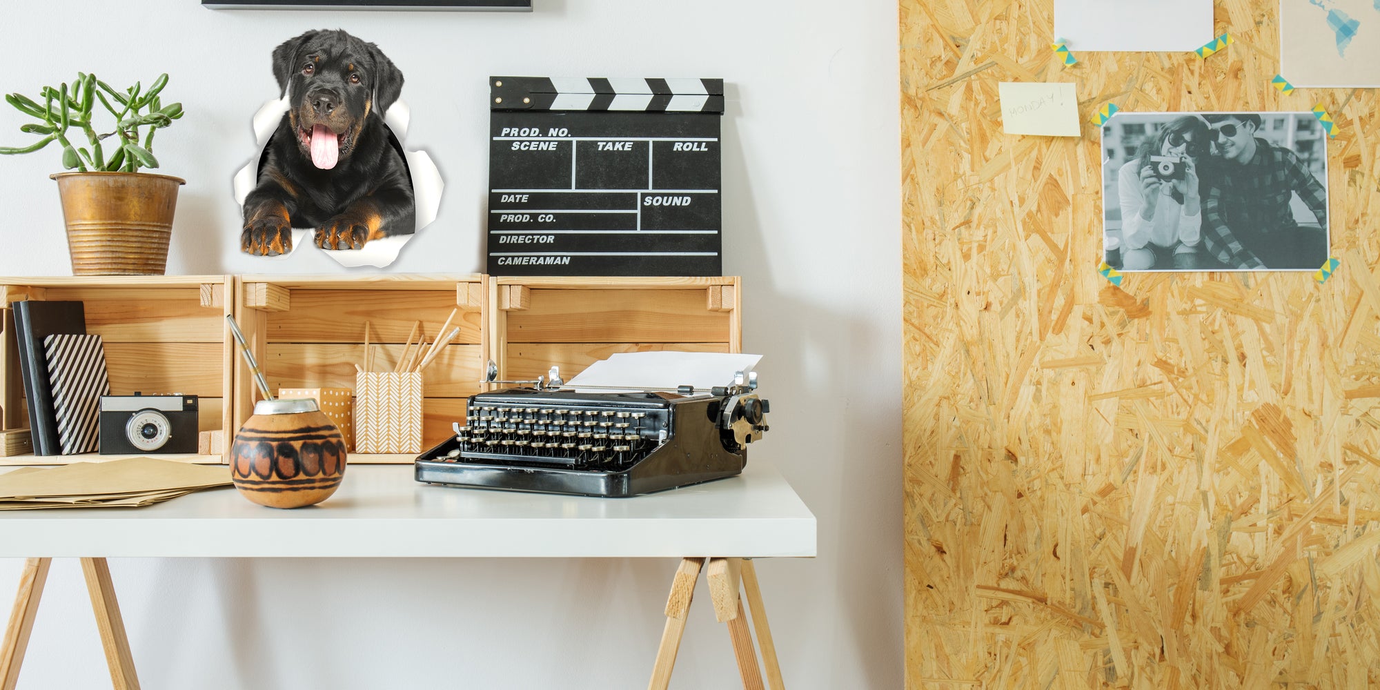 Friendly Rottweiler Decals