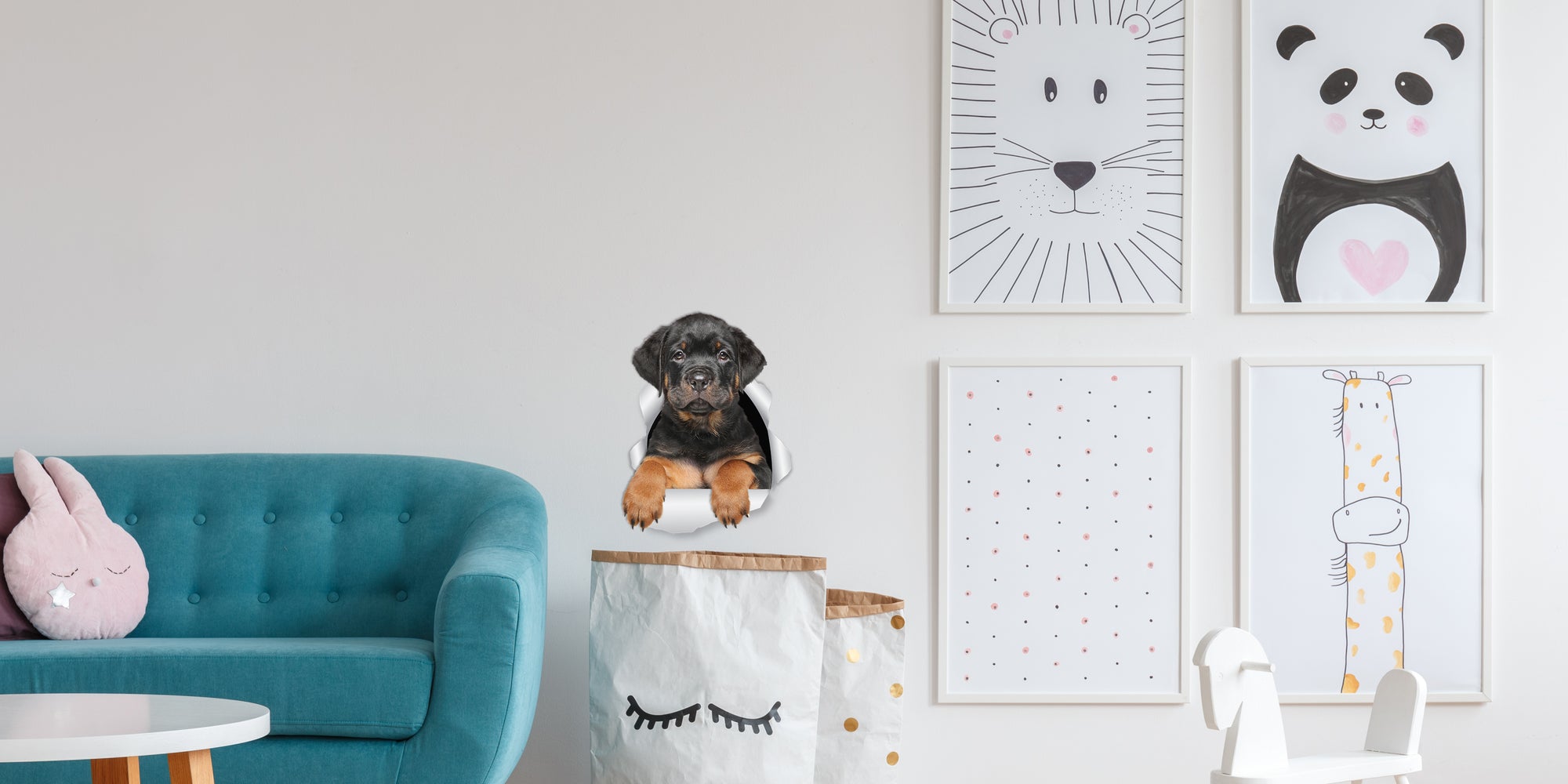 Rottweiler Puppy Decals