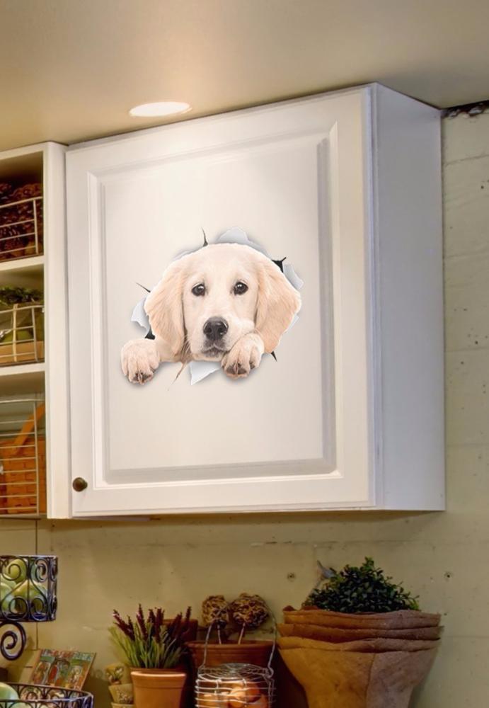 Peeking Labrador Decals