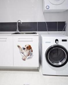 Reaching Beagle Decals