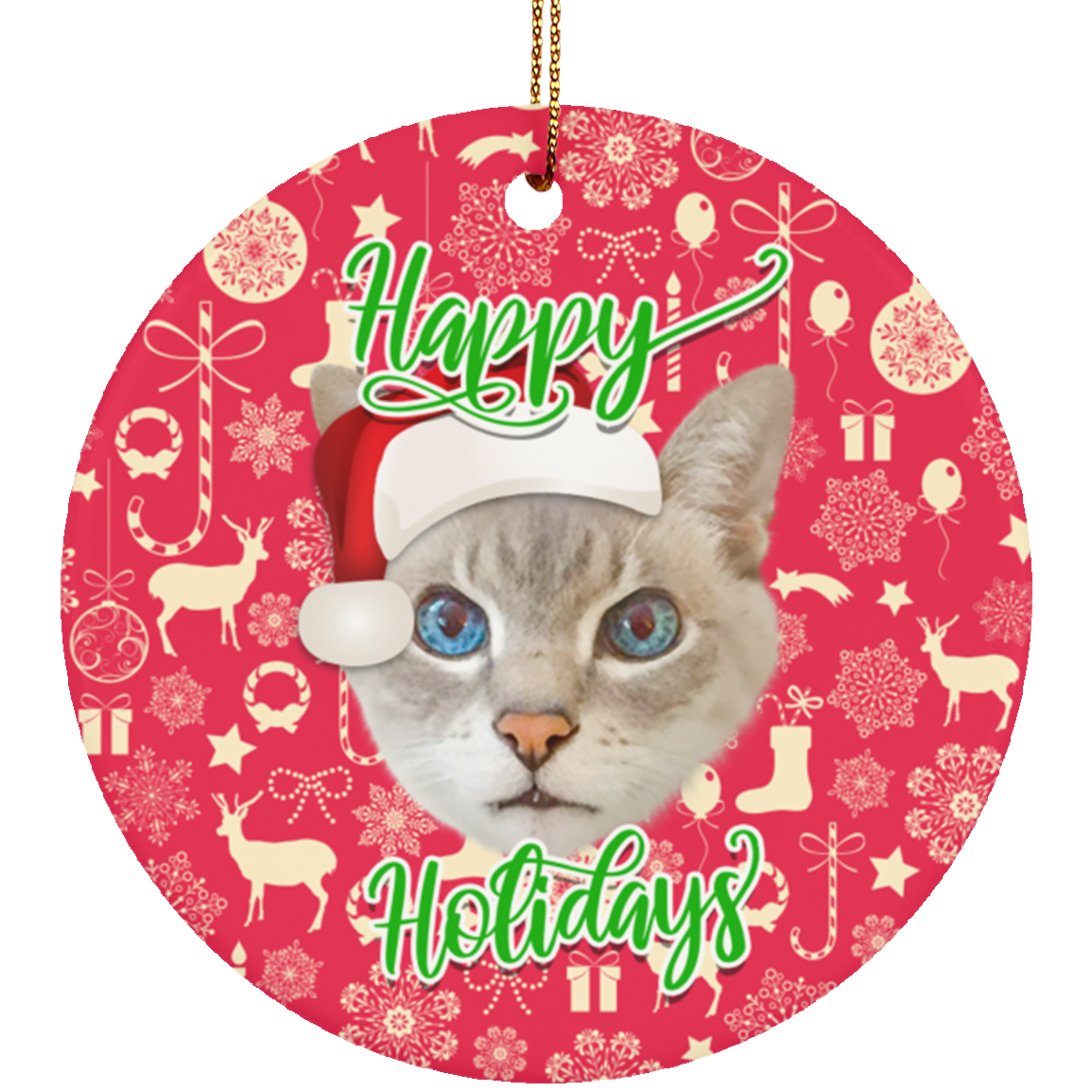 Custom Your Pet Christmas Ornaments