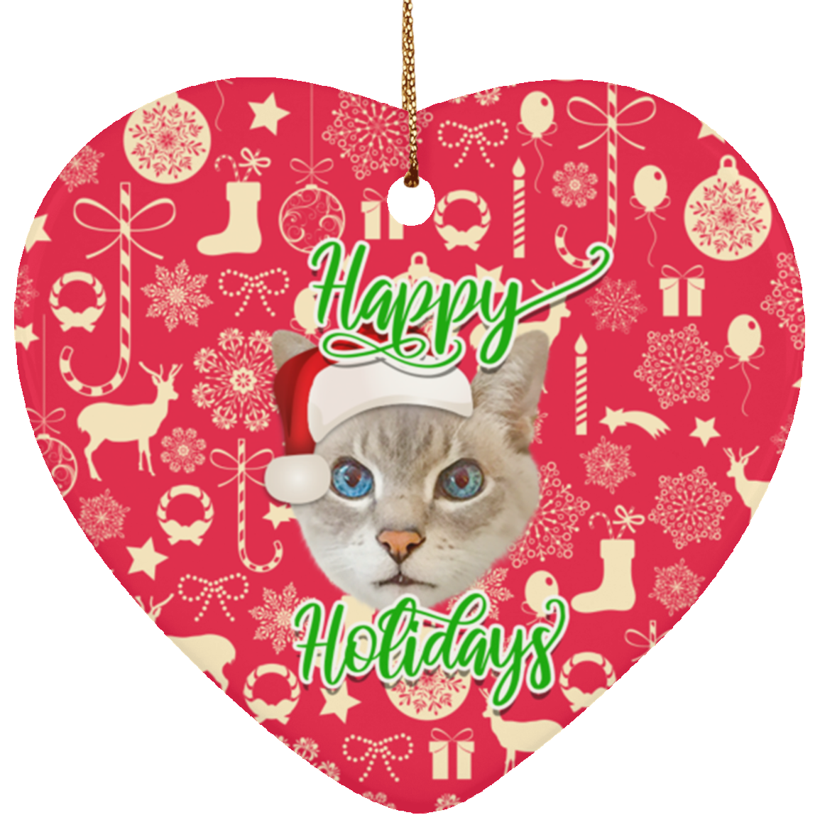 Custom Your Pet Christmas Ornaments