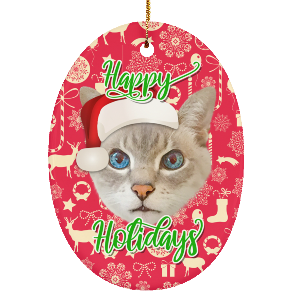 Custom Your Pet Christmas Ornaments