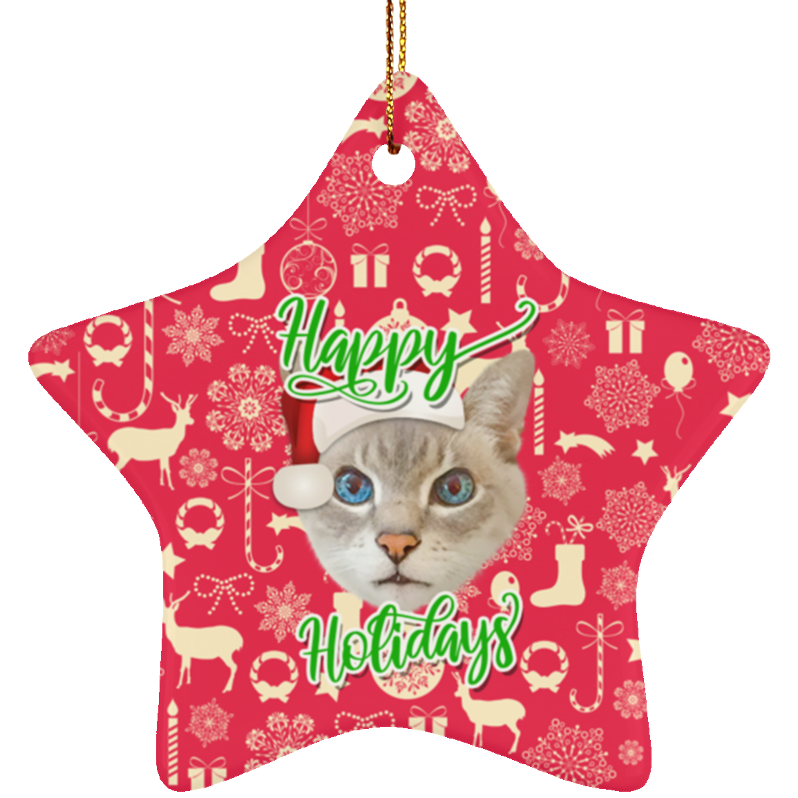 Custom Your Pet Christmas Ornaments