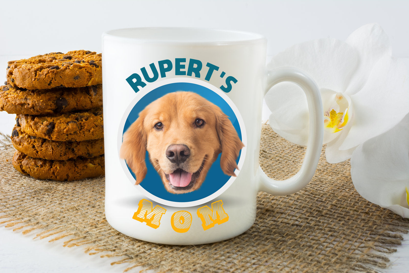 Custom Your Pet White Mug - Mom/Dad/Best Friend