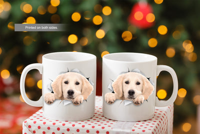Peeking Labrador Mug