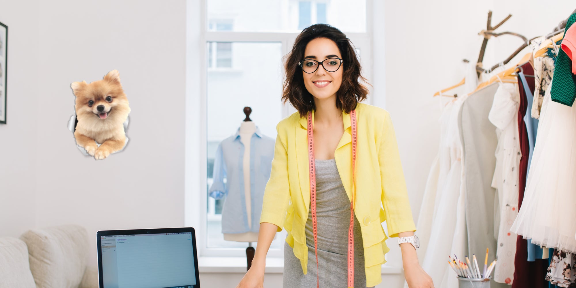 Cute Pomeranian Decals