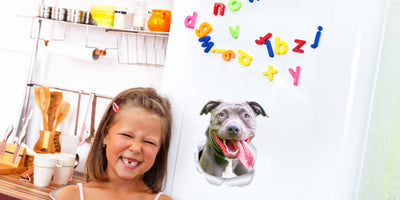 Happy Pit Bull Decals