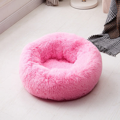Plush Calming Pet Bed For Cats and Dogs