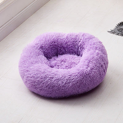 Plush Calming Pet Bed For Cats and Dogs