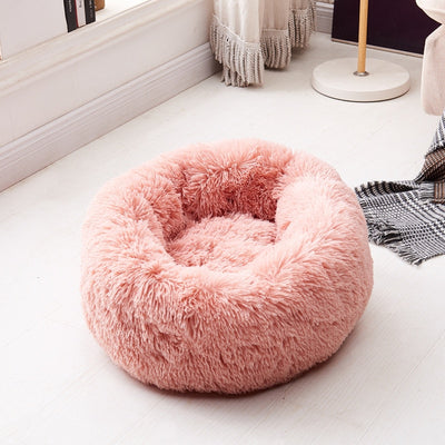 Plush Calming Pet Bed For Cats and Dogs