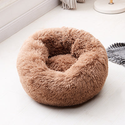 Plush Calming Pet Bed For Cats and Dogs