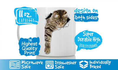 Reaching Tabby Mug