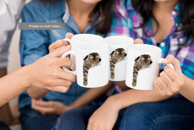 Reaching Tabby Mug
