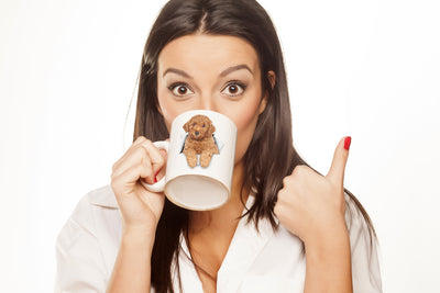 Red Poodle Mug