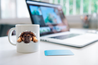 Resting German Shepherd Mug