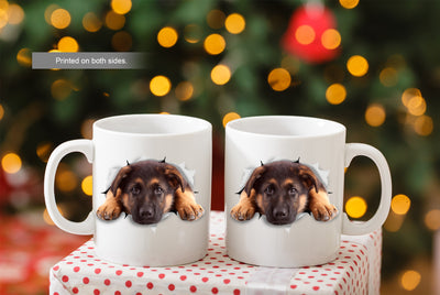 Resting German Shepherd Mug