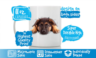 Resting German Shepherd Mug