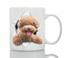 Smiling Brown Poodle Mug