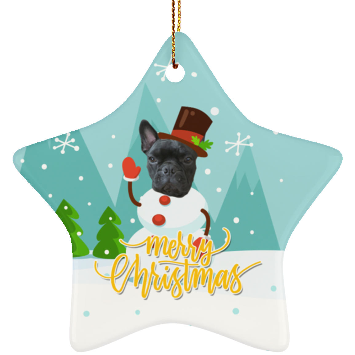 Custom Your Pet Christmas Ornaments