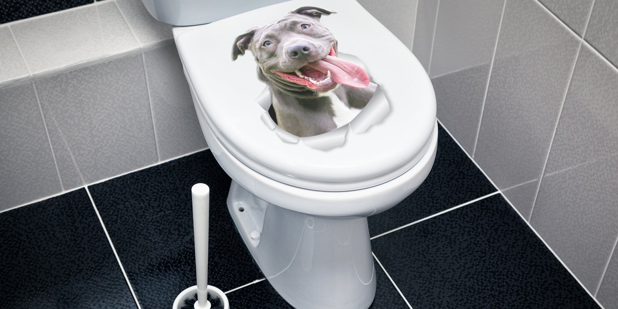 Happy Pit Bull Decals