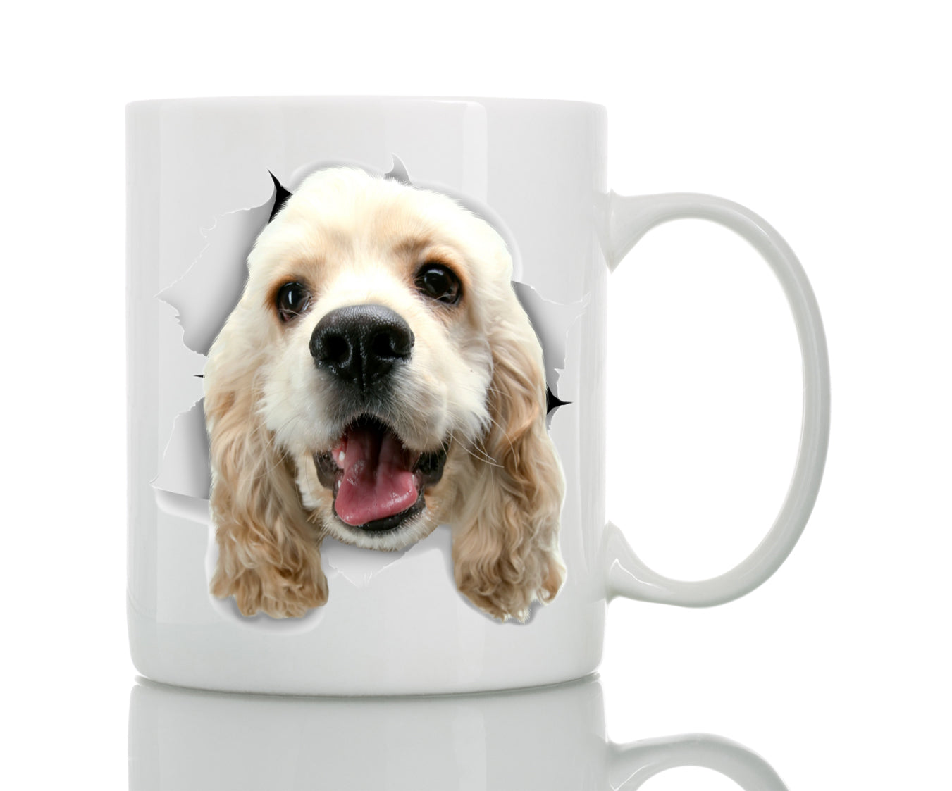 White Cocker Spaniel Mug