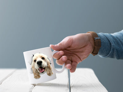 White Cocker Spaniel Mug